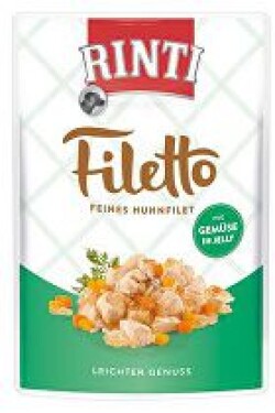 Rinti Dog kapsa Filetto kuře+zelenina v želé 100g