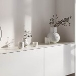 Räder Porcelánový svícen Park Walk, bílá barva, porcelán