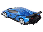 Mamido Auto Robot Transformers 2v1 na dálkové ovládání RC 1:10 modrá