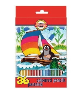Koh-i-noor pastelky Krtek 36 ks, dlouhé