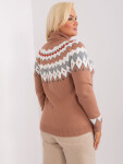 Sweter PM SW model 18909340 ciemny bezowy FPrice Velikost: