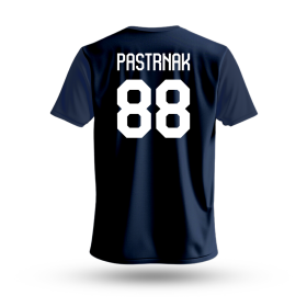 FansArena Dámské tričko David Pastrňák #88 Czech National Emblem 2025 Navy Velikost: M