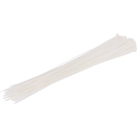 STREND PRO 2172899 Pásek stahovací, 1000 x 9mm, bílý, nylon, balení 50ks