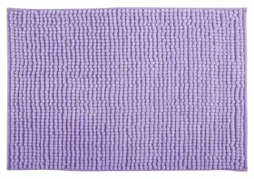 MSV CHENILLE koupelnová předložka levandulová / Koupelnová předložka / mikrovlákno / protiskluzová / 50 x 80 cm