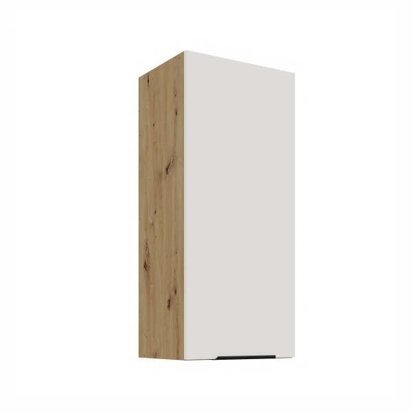 Horní skříňka Aria 40 G-90 1F Barva korpusu: Dub artisan, Barva dvířek: WH - Crystal white AFM