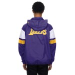 New Era Pánská bunda Los Angeles Lakers NBA Quarter Zip Windbreaker Velikost: XL