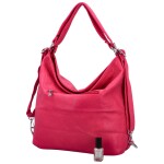 Trendy dámský kabelko-batoh Wilhelda, červená