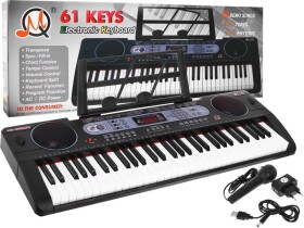 Mamido Dětský velký Keyboard XXL černý