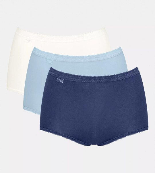 Dámské kalhotky Basic+ Maxi C3P - UNKNOWN - kombinace modré V020 - SLOGGI UNKNOWN 50