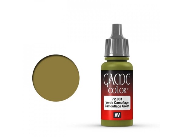 Vallejo Game Color 72031 Camouflage Green 18 ml
