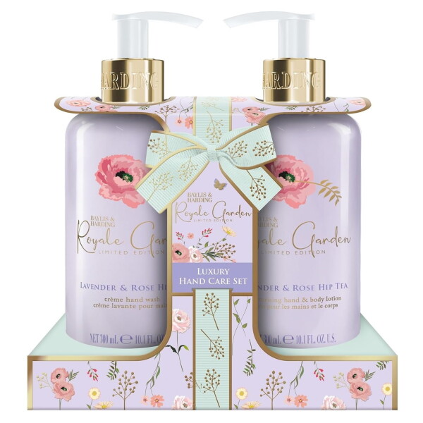 Baylis & Harding Sada s péčí o ruce Lavender/Rosehip Tea – 2 x 300 ml, fialová barva, plast