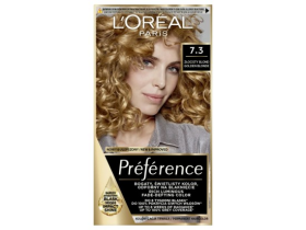 L'Oréal Paris Préférence permanentní barva na vlasy 7.3 zlatá blond