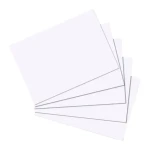 Herlitz Prázdné kartičky A6 / 100 ks / bílá (10621423)
