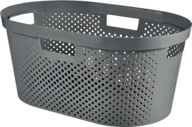 Curver Infinity Recycled 40 l šedá / Koš na prádlo / recyklovaný plast (BX9531)