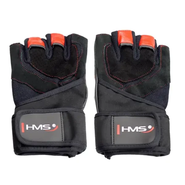 HMS FITNESS RUKAVICE ČERVENÉ RST01 VEL. XL (17-63-208)