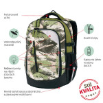 Školní batoh Midi Camo