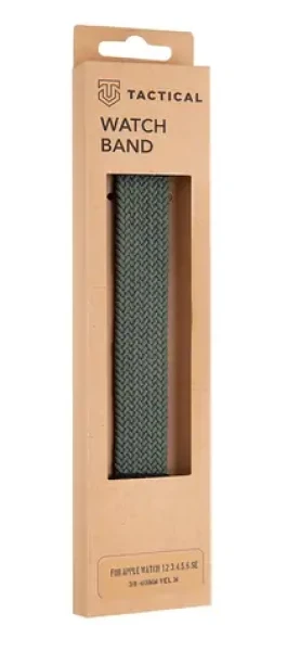 Tactical 756 Pletený Převlékací Řemínek pro Watch 38 40mm vel. M zelená (8596311138393)