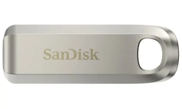 SanDisk Ultra Luxe 256 GB stříbrná / Flash Disk / USB-C 3.2 Gen 1 / čtení až 400 MB/s (SDCZ75-256G-G46)