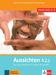 Aussichten A2.2 Kurs-und Arbeitsbuch + CD + DVD - kolektiv autorů