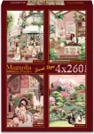 MAGNOLIA Puzzle Květinářství, Můj pokoj, Marrákeš a Čajová zahrada