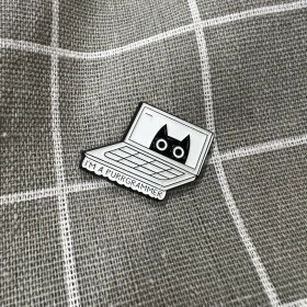 Pinarna.cz I'm a purrgrammer / Jsem předgramátor - černá kočička