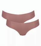 Dámské kalhotky ZERO Microfibre 2.0 Hipstring 2P - CACAO - hnědé 1141 - SLOGGI BROWN S