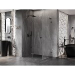 MEXEN/S - Lunar-F L sprchový kout skládací dveře levá 95 x 70, transparent, grafit metal 836L-095-070-95-00-L