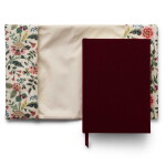 Rifle Paper Co. Linkovaný deník s vyšívaným obalem Gracie, béžová barva, papír, textil