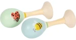 Small foot Dřevěné rumba koule Včelka a Beruška sada 2 ks