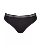 Dámské kalhotky GO Ribbed R Tai C2P - BLACK - černé 0004 - SLOGGI BLACK M