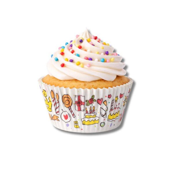 Dortisimo Košíčky na muffiny Narozeniny (100 ks)