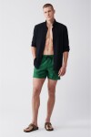 Avva Men's Green Quick Dry Standard Size Plain Swimwear Marine Shorts