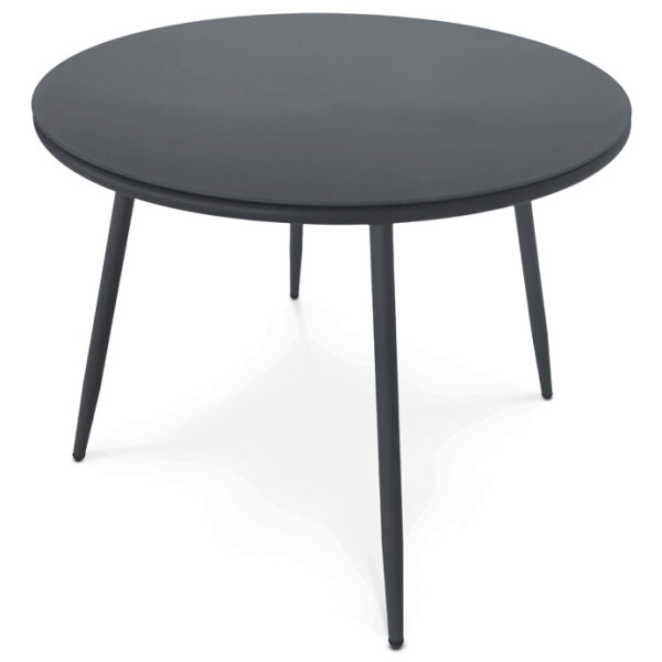 Zahradní stůl 90x90cm, kov, šedá, AZT-L1352 GREY