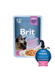 Brit cat Premium D Fillets in Gravy with Salmon 85 g