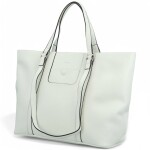 Elegantní dámská kožená kabelka na rameno Katana Zafiris, bílá