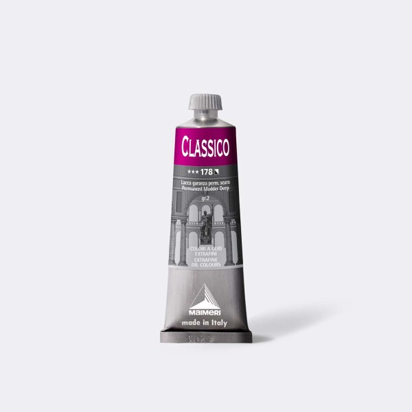 Olejová barva Maimeri Classico oil 60 ml - Červená permanentní tmavá Madder 178