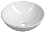 AQUALINE - Keramické umyvadlo na desku, Ø 40cm, bílá 40155