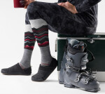 SMARTWOOL Ski Targeted Cushion Expanding Horizons, Medium Gray (vzorek) velikost: L