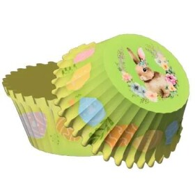 Košíčky papírové Velikonoce Zajíček, 50 ks, v.30xpr.50 mm