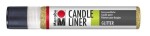 Marabu Candle Liner na svíčky - glitrový zlatý 25 ml