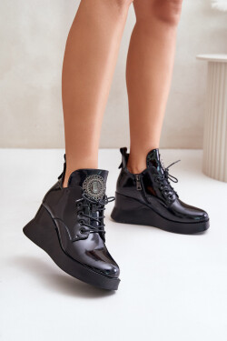 Boty na klínovém podpatku model 201010 Step in style 39