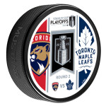 Mustang Puk Florida Panthers NHL 2025 Stanley Cup Champions Toronto Maple Leafs NHL & Florida Panthers NHL | 2025 Match Up Puck | Round 2