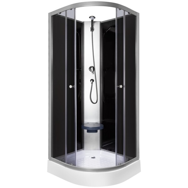 KERRA - Sprchový kout Evora 90 (černý) 5907548118837