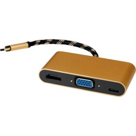 Roline USB-C® / HDMI kabelový adaptér USB-C ® zástrčka, Zásuvka HDMI-A 0.10 m vícebarevná 12.03.3155 Kabel pro displeje USB-C® - Roline 12.03.3155