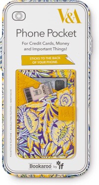 V&amp;A Bookaroo Phone Pocket - Morris Tulip &amp; Willow