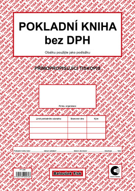 Baloušek Tisk PT238 Pokladní kniha bez DPH