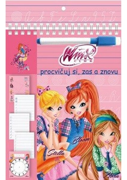 Stíratelné listy Procvičuj si zas znovu Winx Club