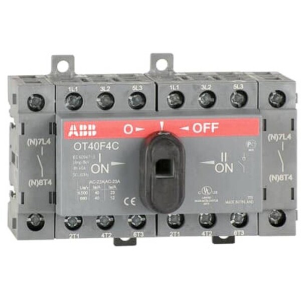 černá 4pólový ABB 1SCA104934R1001