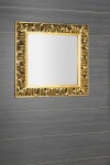 SAPHO - ZEEGRAS zrcadlo ve vyřezávaném rámu 90x90cm, zlatá IN416