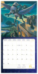 Nástěnný poznámkový kalendář 2026 NOTIQUE - Harry Potter, 30 x 30 cm